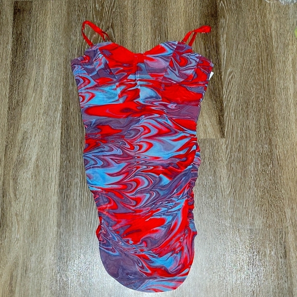 Forever 21 Bustier detail ruched dress| size M - Picture 2 of 5